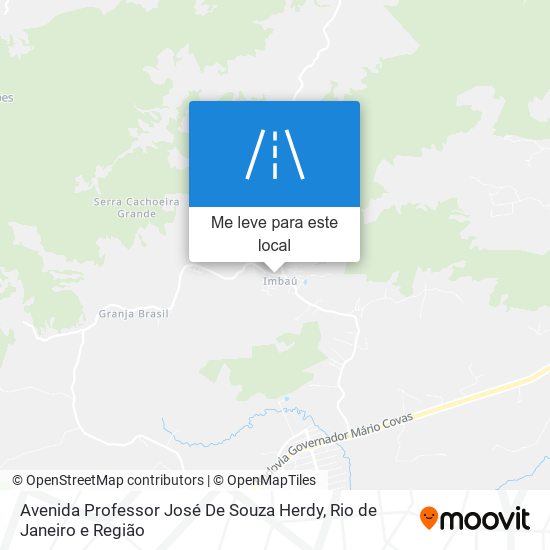 Avenida Professor José De Souza Herdy mapa