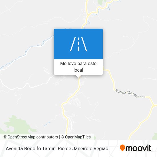 Avenida Rodolfo Tardin mapa