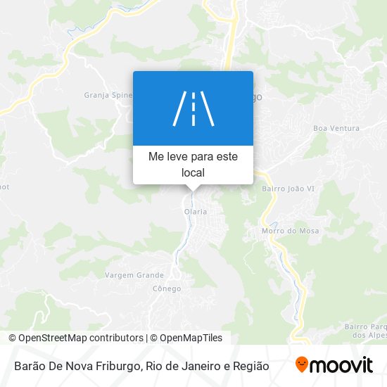 Barão De Nova Friburgo mapa