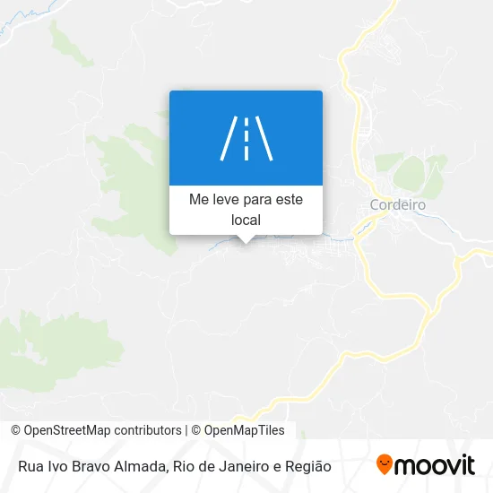 Rua Ivo Bravo Almada mapa