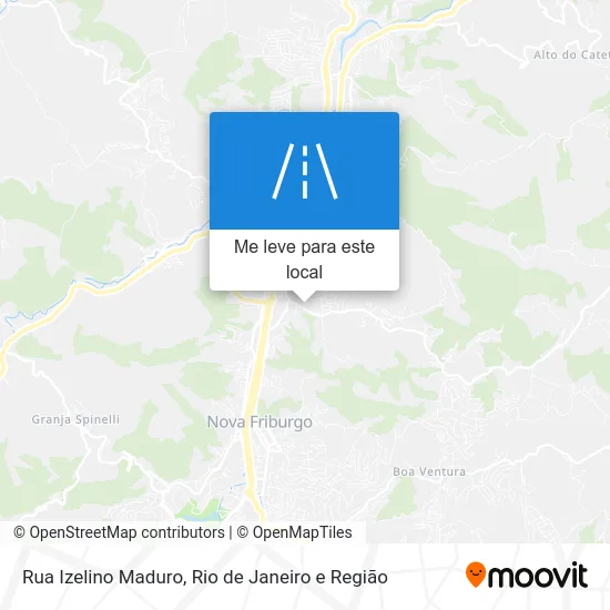 Rua Izelino Maduro mapa