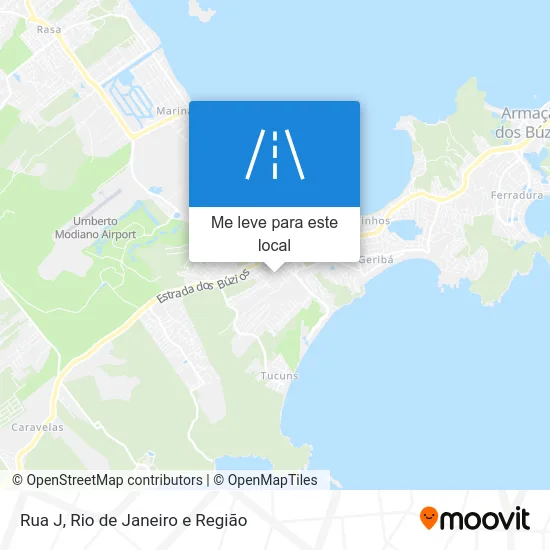 Rua J mapa