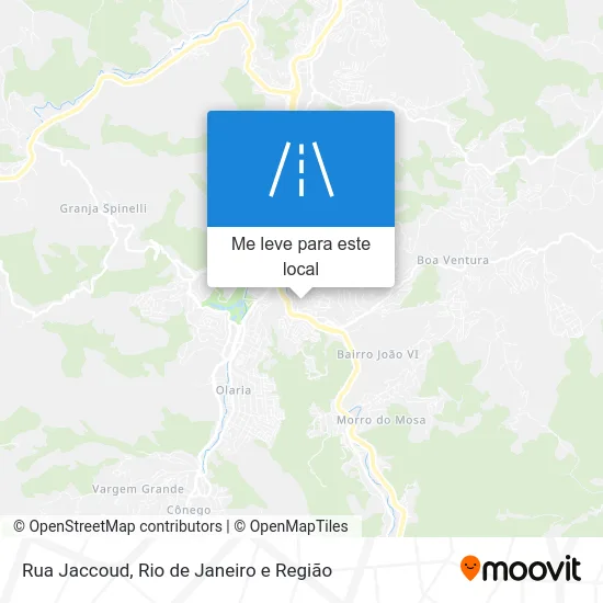 Rua Jaccoud mapa