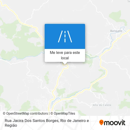 Rua Jacira Dos Santos Borges mapa