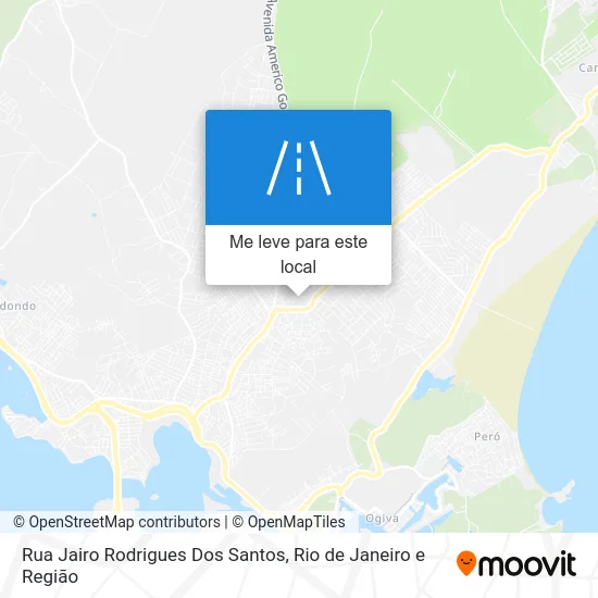 Rua Jairo Rodrigues Dos Santos mapa