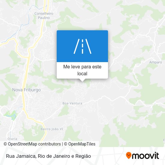 Rua Jamaica mapa