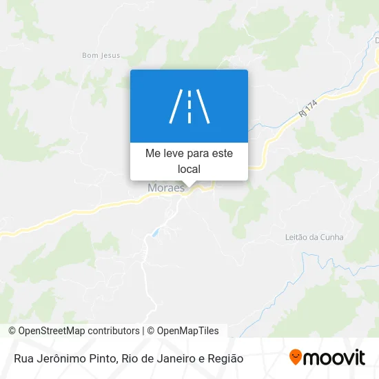 Rua Jerônimo Pinto mapa
