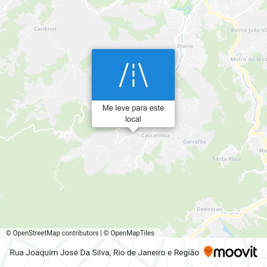 Rua Joaquim José Da Silva mapa