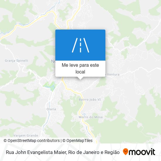 Rua John Evangelista Maier mapa