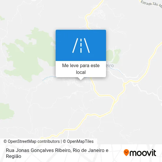 Rua Jonas Gonçalves Ribeiro mapa