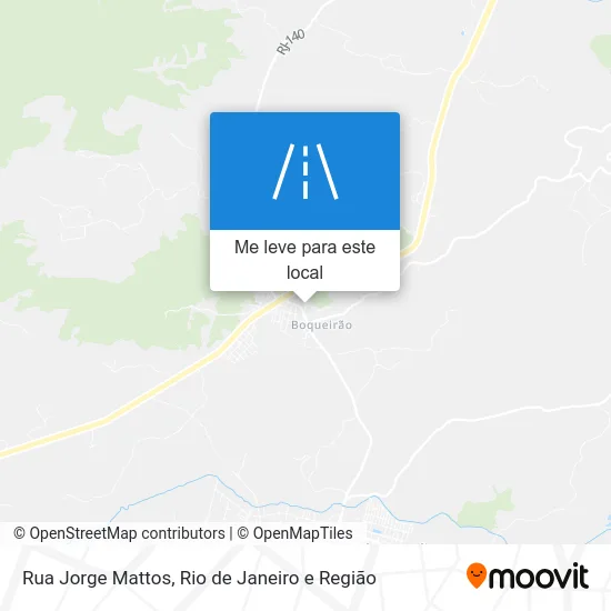 Rua Jorge Mattos mapa