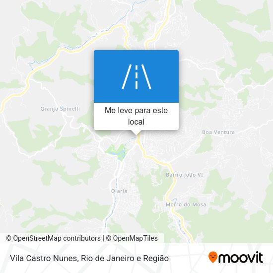 Vila Castro Nunes mapa