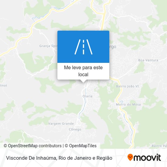 Visconde De Inhaúma mapa
