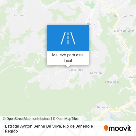 Estrada Ayrton Senna Da Silva mapa