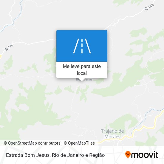 Estrada Bom Jesus mapa