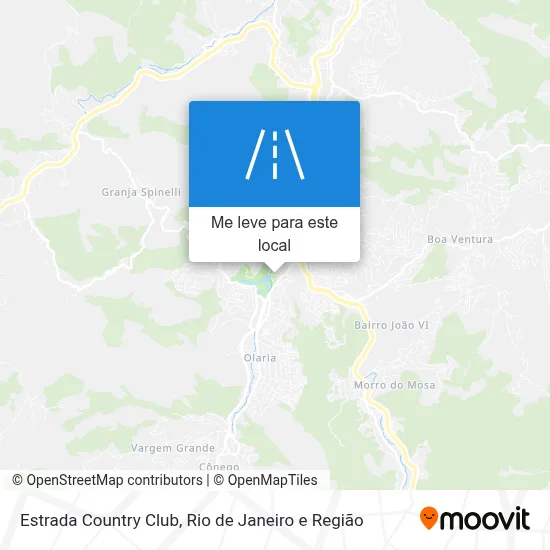 Estrada Country Club mapa