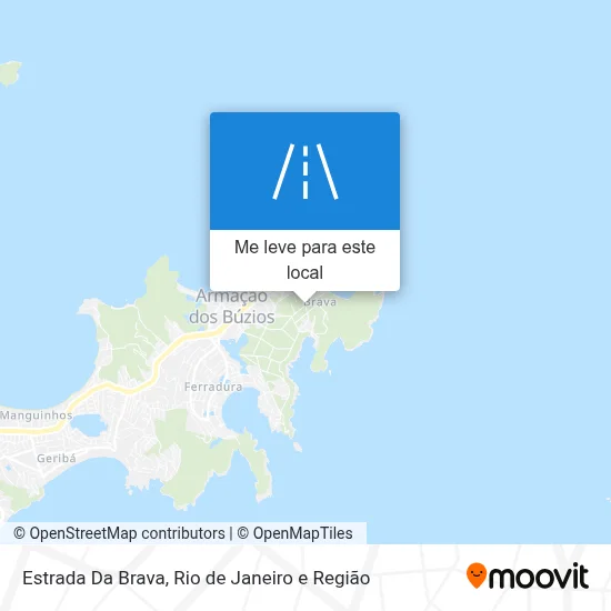 Estrada Da Brava mapa