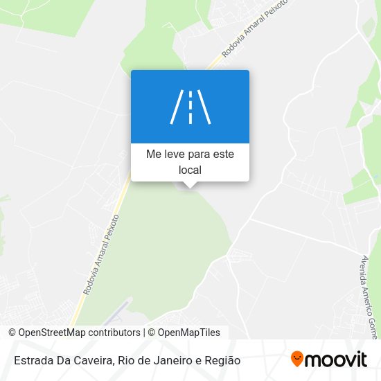 Estrada Da Caveira mapa