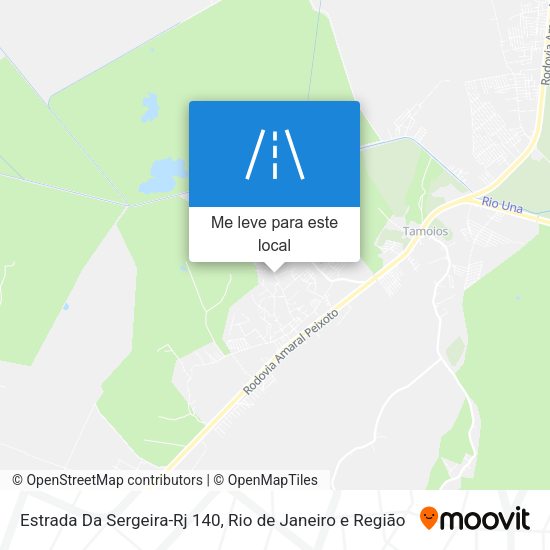 Estrada Da Sergeira-Rj 140 mapa