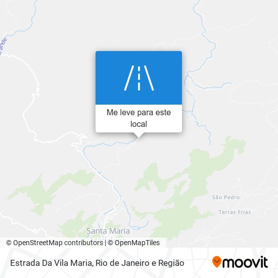 Estrada Da Vila Maria mapa