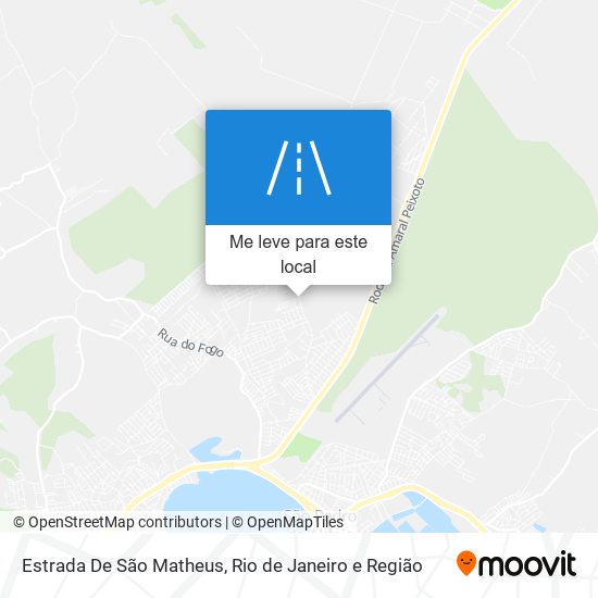 Estrada De São Matheus mapa
