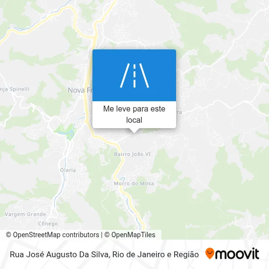 Rua José Augusto Da Silva mapa