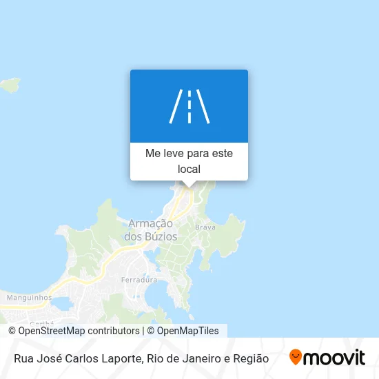 Rua José Carlos Laporte mapa