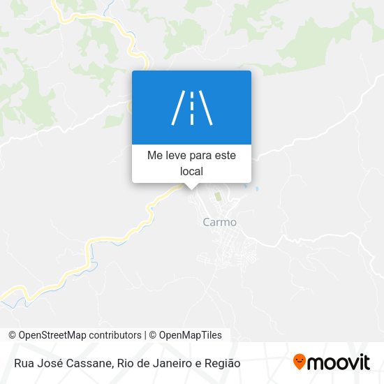 Rua José Cassane mapa