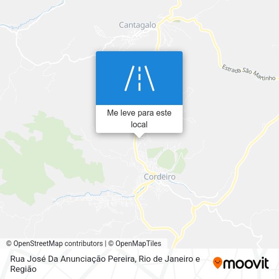 Rua José Da Anunciação Pereira mapa