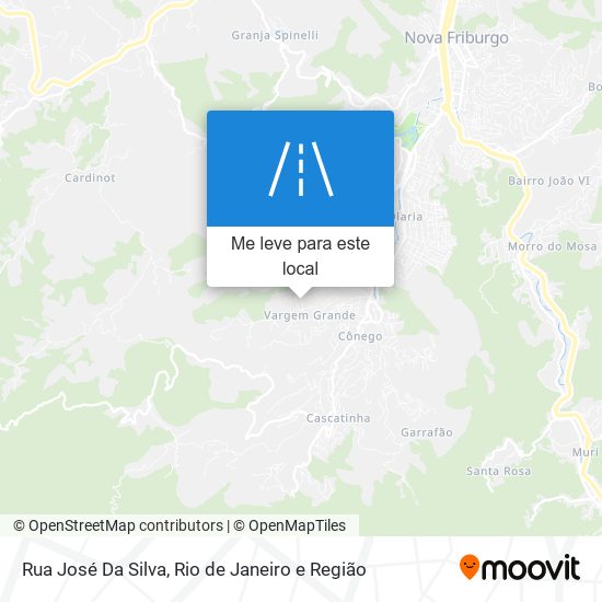 Rua José Da Silva mapa