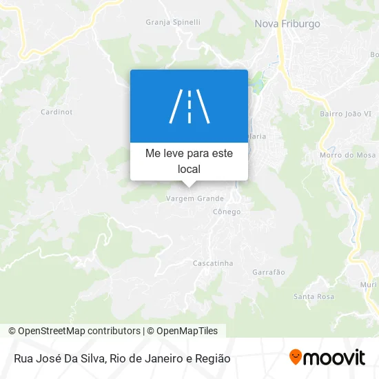 Rua José Da Silva mapa