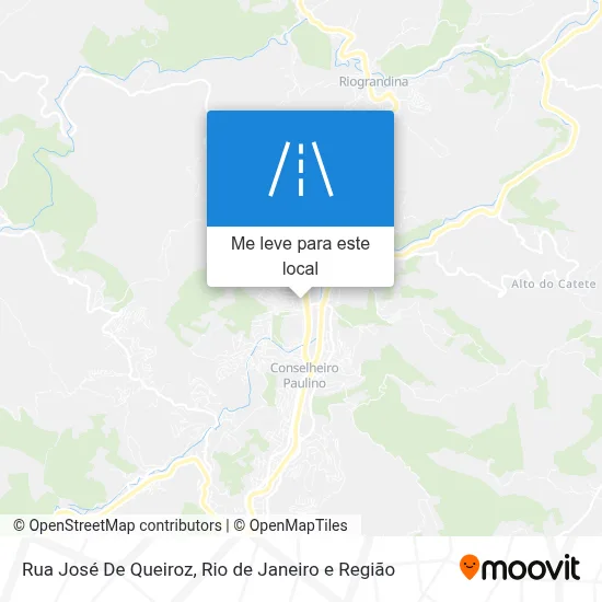 Rua José De Queiroz mapa
