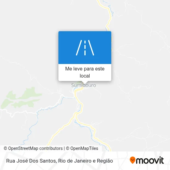 Rua José Dos Santos mapa