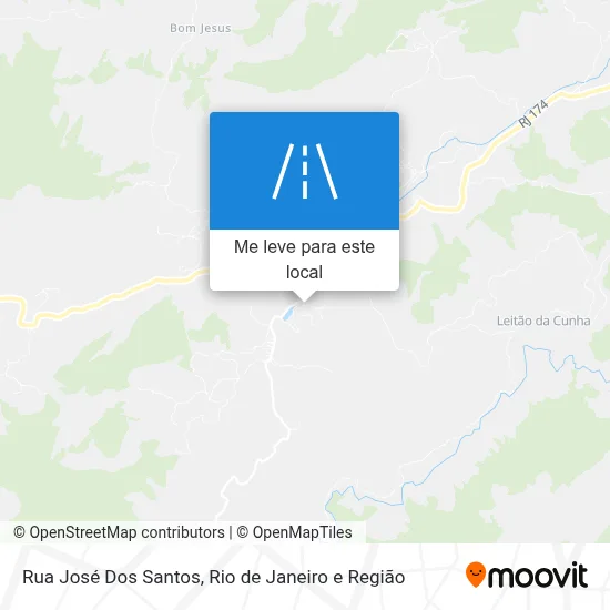 Rua José Dos Santos mapa