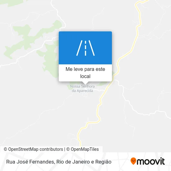 Rua José Fernandes mapa
