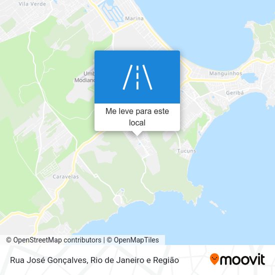 Rua José Gonçalves mapa