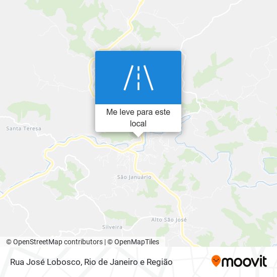 Rua José Lobosco mapa