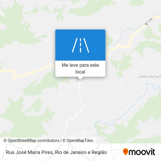 Rua José Maria Pires mapa