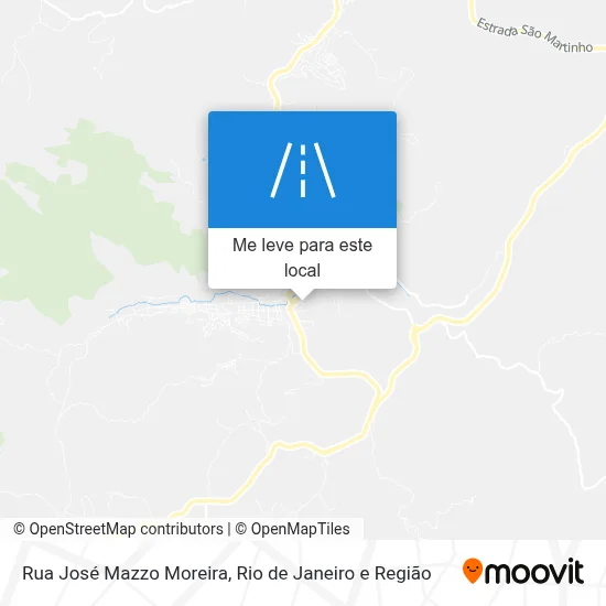 Rua José Mazzo Moreira mapa