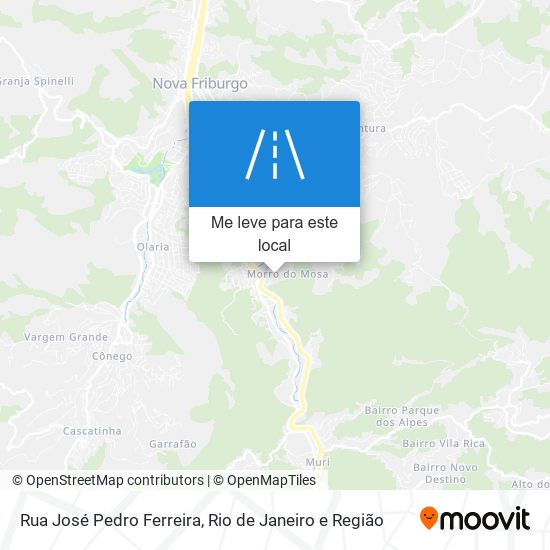 Rua José Pedro Ferreira mapa