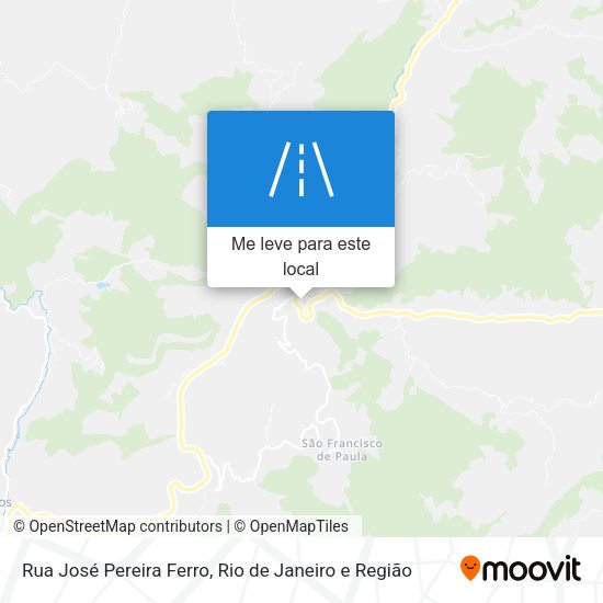 Rua José Pereira Ferro mapa