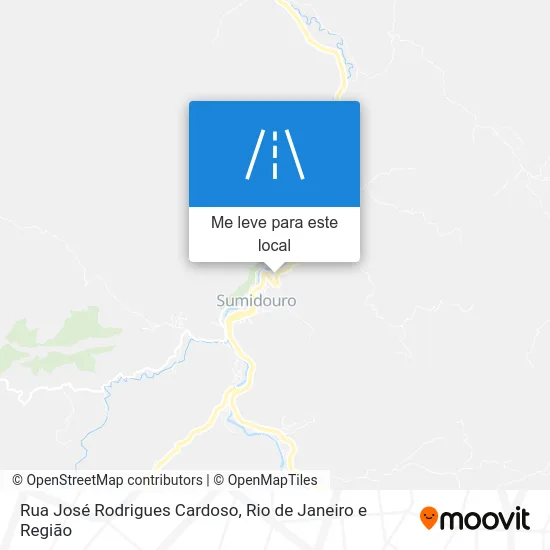 Rua José Rodrigues Cardoso mapa