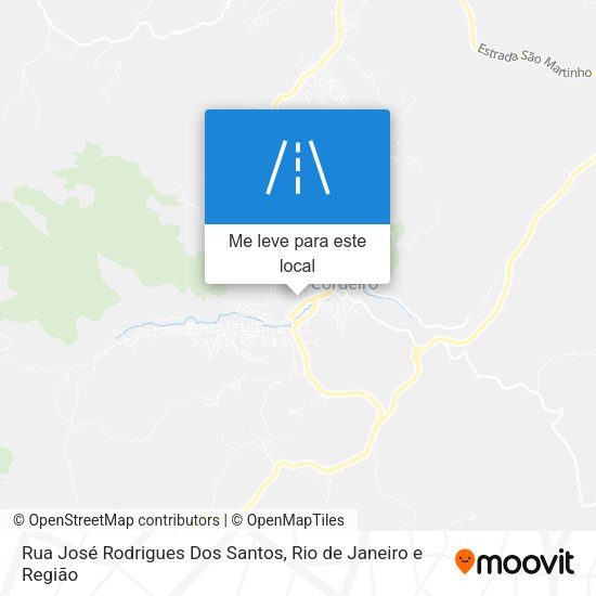 Rua José Rodrigues Dos Santos mapa
