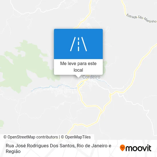 Rua José Rodrigues Dos Santos mapa