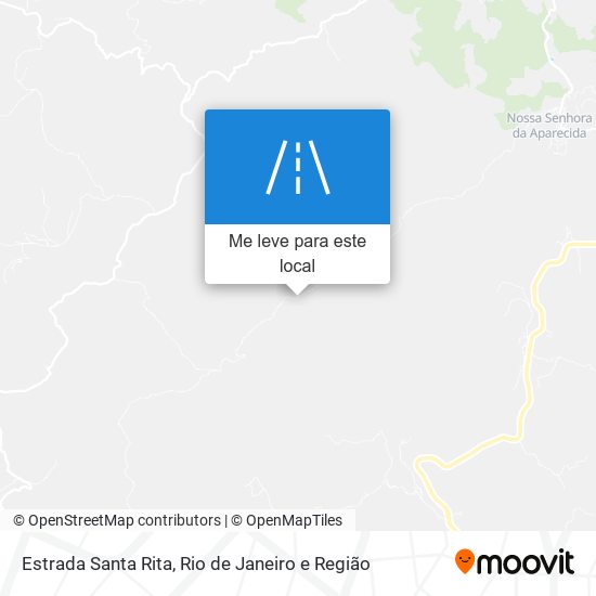 Estrada Santa Rita mapa