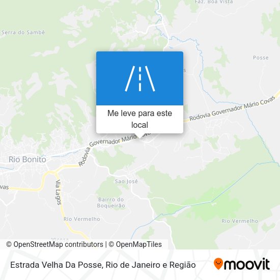 Estrada Velha Da Posse mapa