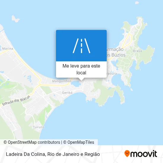 Ladeira Da Colina mapa