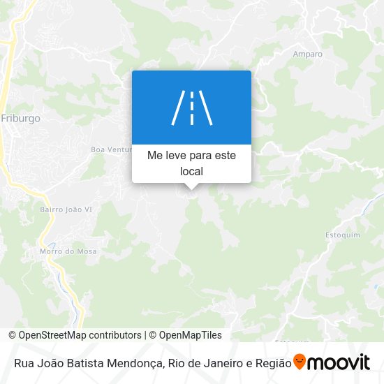 Rua João Batista Mendonça mapa
