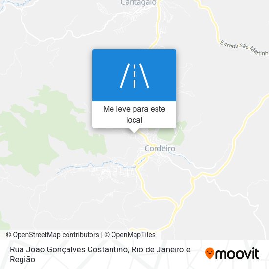 Rua João Gonçalves Costantino mapa