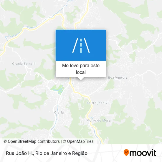 Rua João H. mapa